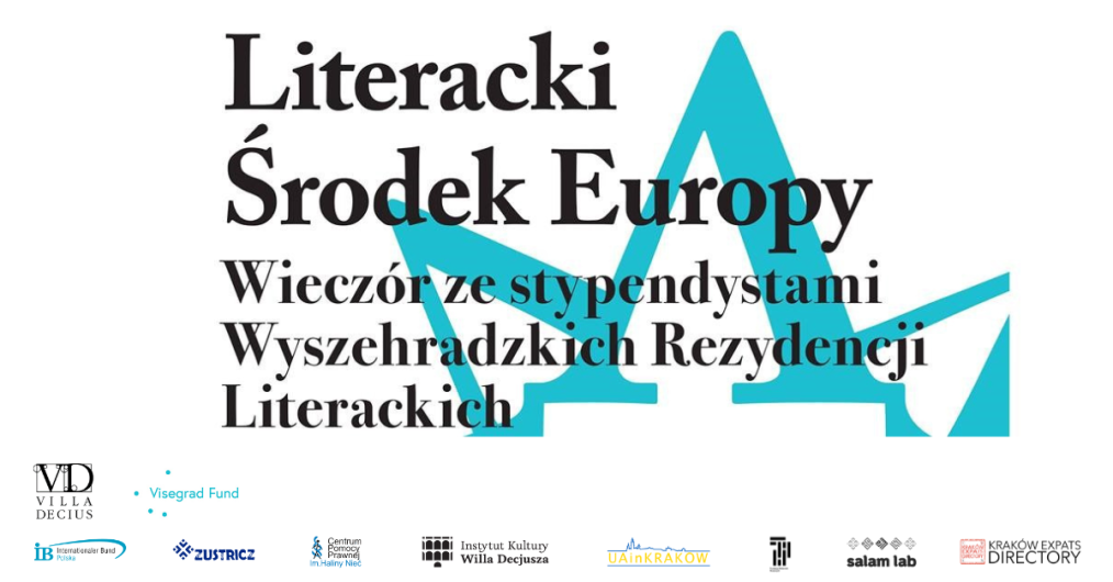 grafika z napisem Literacki Środek Europy