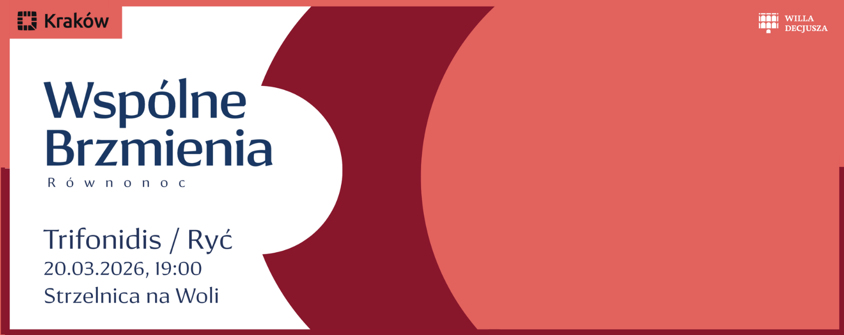 Infografika z datą koncertu