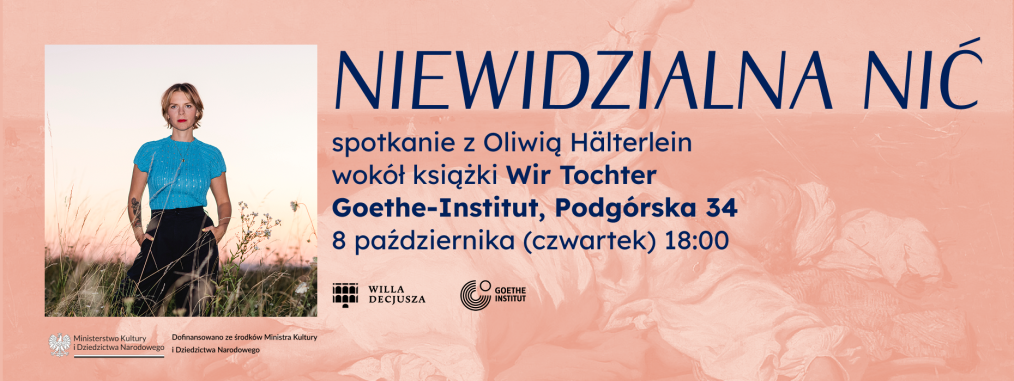 Grafika promująca wydarzenie, zdjęcie autorki