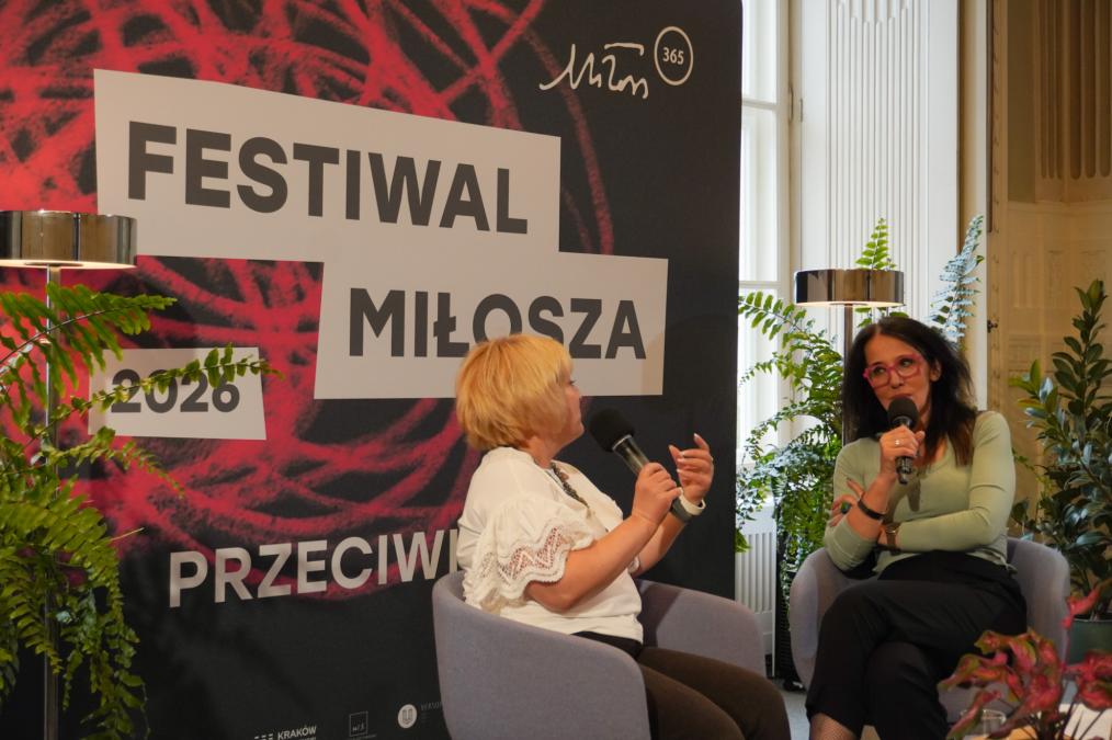 Ołesia Mamczycz z Katarzyną Kubisiowską