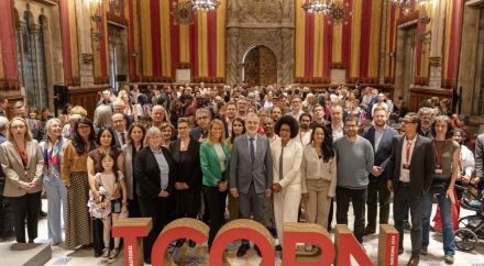 Dominika Kasprowicz na walnym zebraniu ICORN w Barcelonie