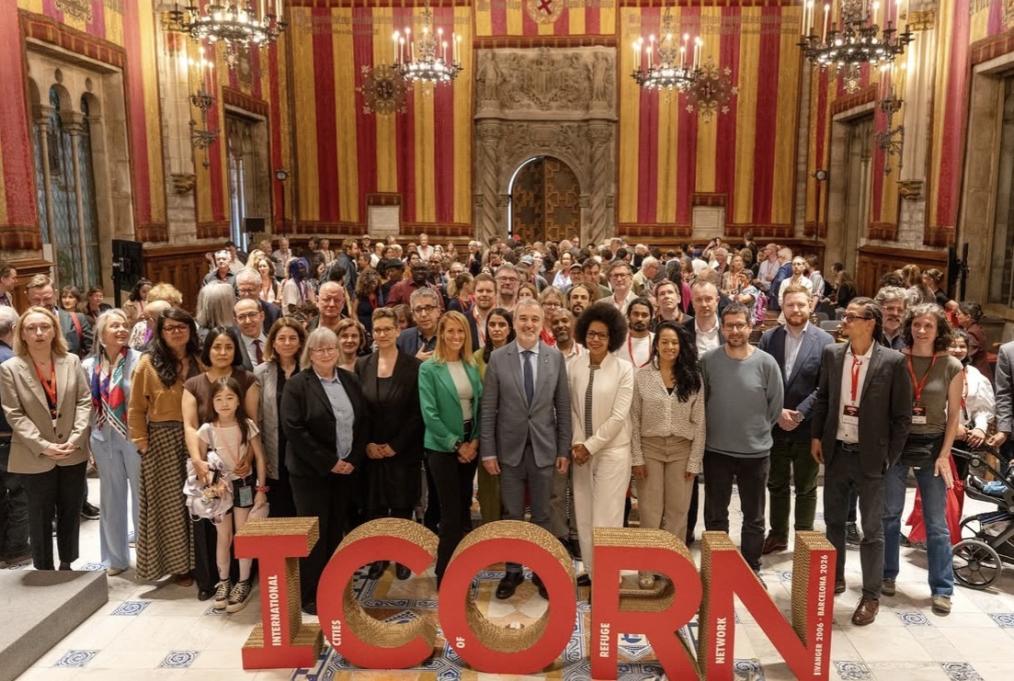 Przedstawiciele sieci ICORN w Barcelonie