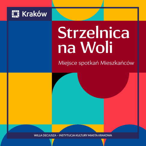 Zdjęcie przedstawiające identyfikacje wizualną Strzelnicy na Woli - Miejsce spotkań Mieszkańców