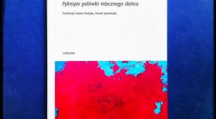 Zdjęcie okładki tomiku wierszy Pęknięte połówki mlecznego słońca