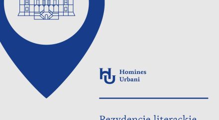 grafika ozdobna z napisem Homines urbani