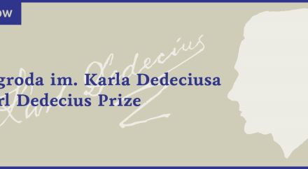 Baner z Karlem Dedeciusem