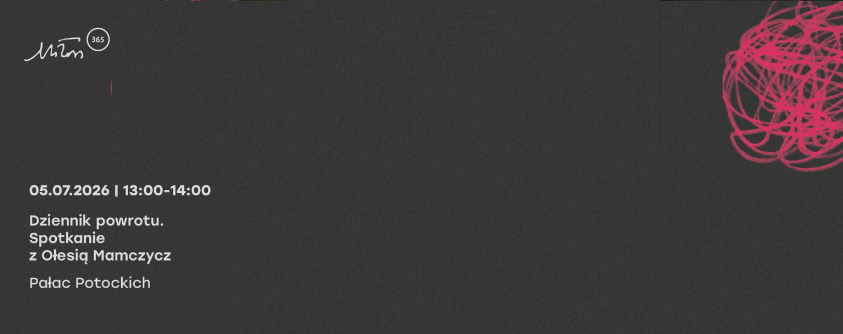Baner reklamujący spotkanie