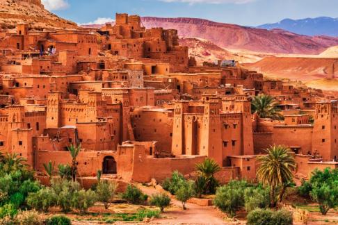 fotografia: panorama Marrakeszu